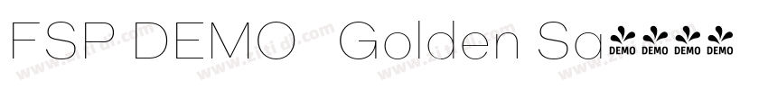 FSP DEMO   Golden Sa字体转换